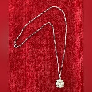 Sarah Coventry, Princess, faux pearl-rhinestone necklace
